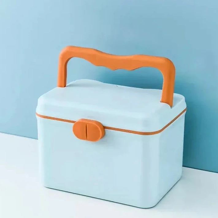 Double Layer Medicine Box, Family Travel Portable First Aid Box, Medicine Storage Box, Family Nursing Medicine Box, Large Capacity Emergency Medical Small Medicine Box Double Layer Medicine Box, Family Travel Portable First Aid Box, Medicine Storage Box, Family Nursing Medicine Box, Large Capacity Emergency Medical Small Medicine Box
